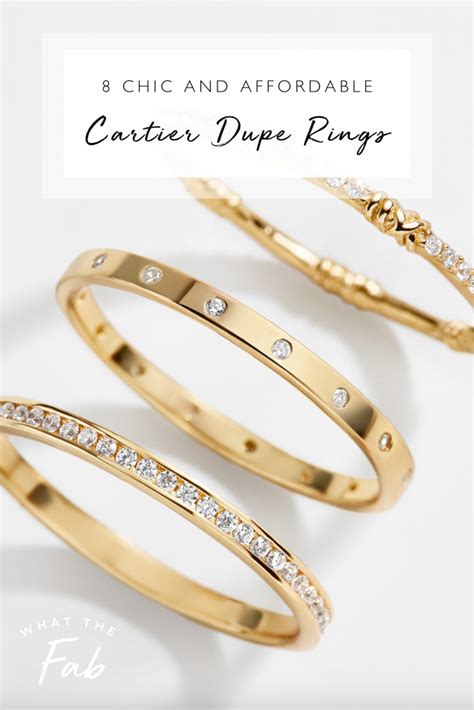 cartier ring dupe